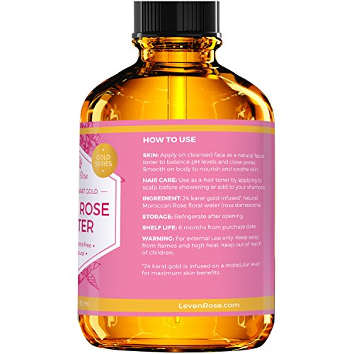 Facial 100% puro orgánico marroquí natural Rostro Spray 4 oz