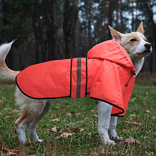 Candofly Poncho con capucha para perro impermeable ajustable