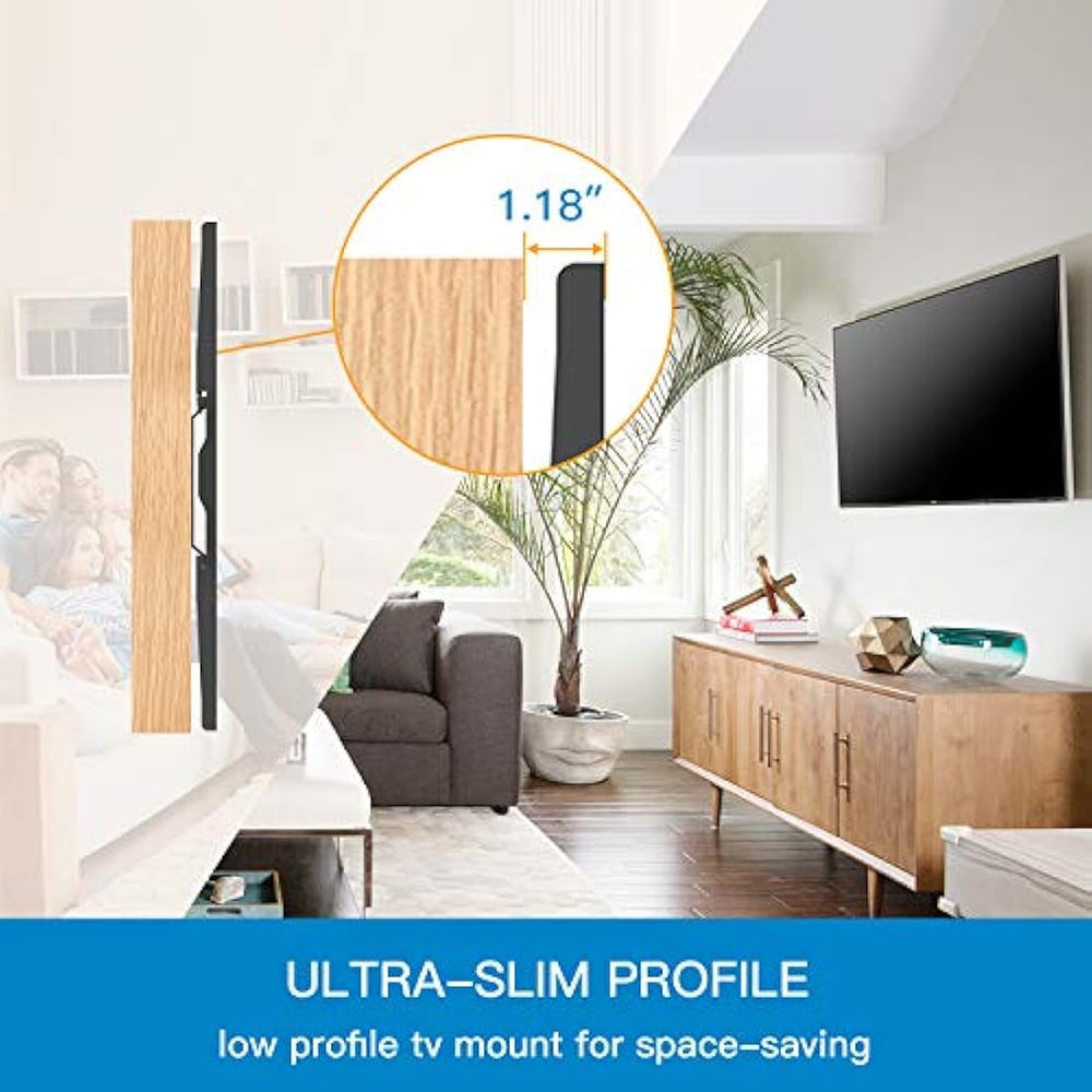 Soporte de pared fijo para televisores de pantalla plana