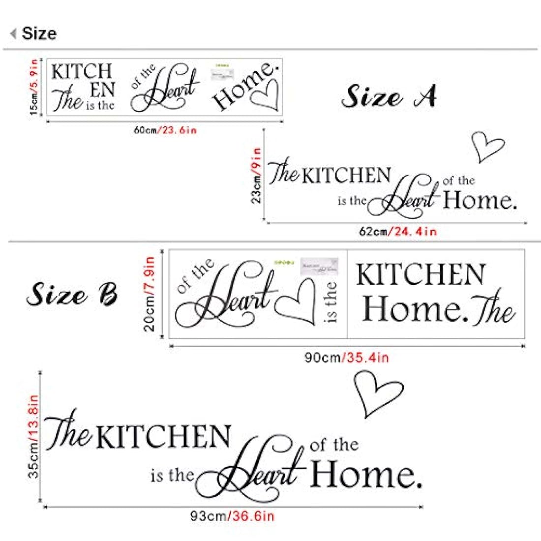 Adhesivo decorativo para pared de cocina y comedor