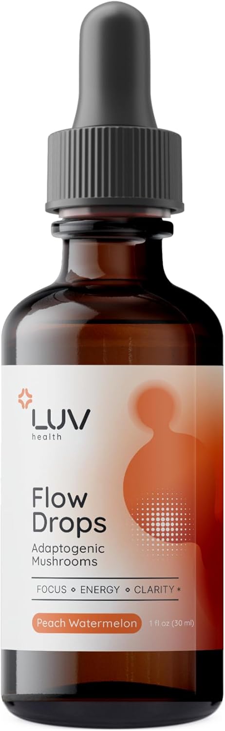 LUV Salud Flow Drops® - Energía, Claridad, Inmunidad, Vegano