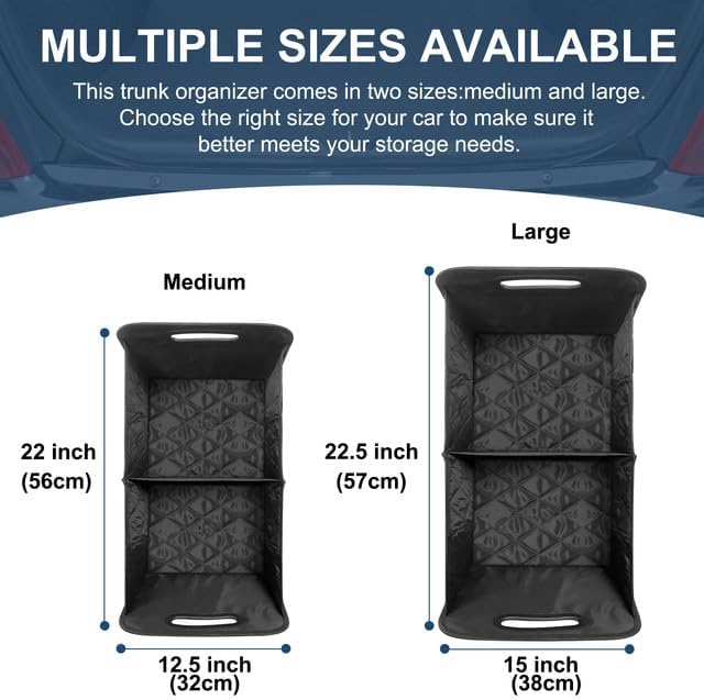 Organizador de Maletero Deosk, 6 Bolsillos, 50L, Plegable