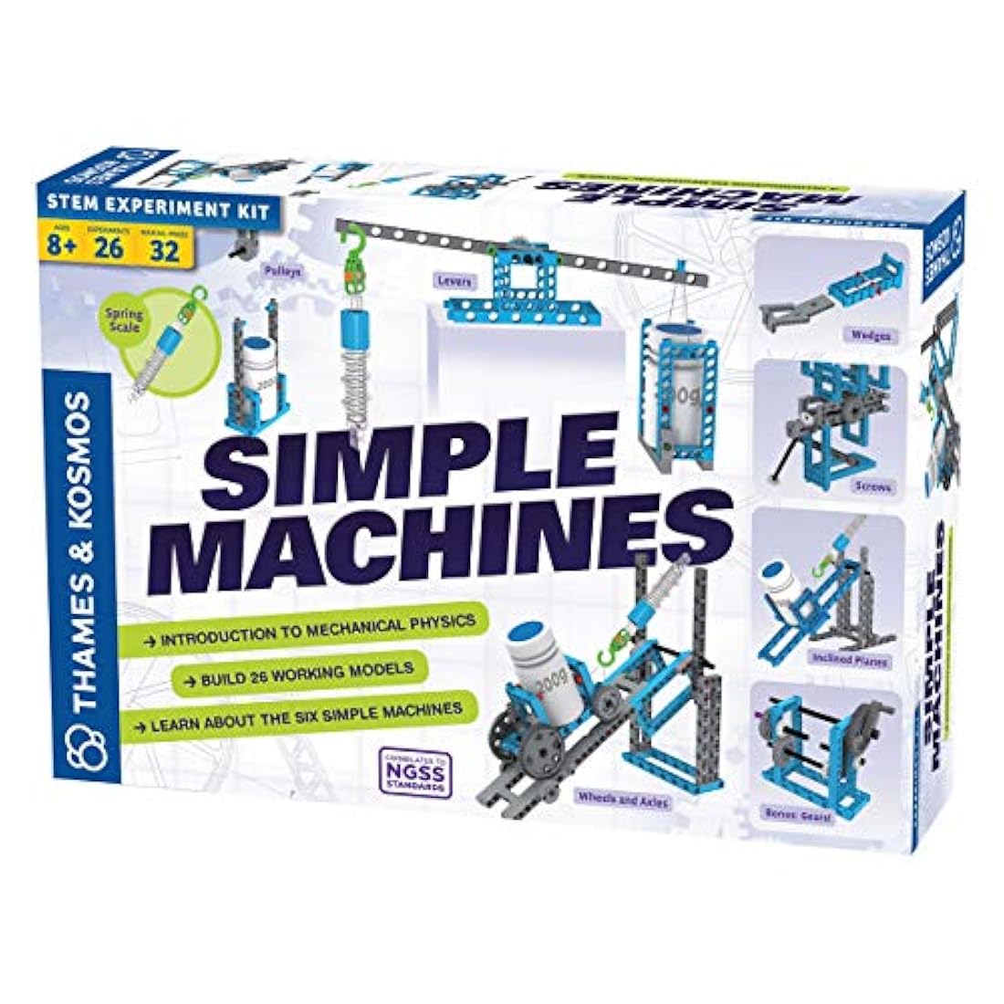 Kit de experimento y construcción de maquinaria simple