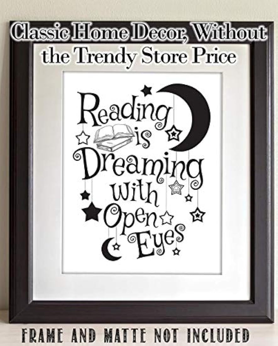 Leer es soñar con los ojos abiertos Lámina sin marco 11x14