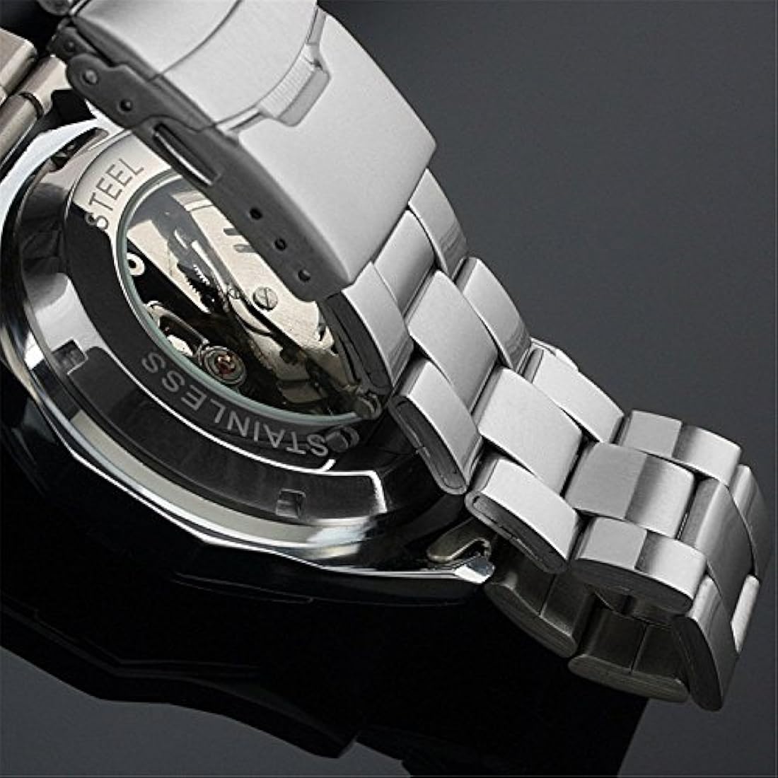 reloj de acero inoxidable para hombres