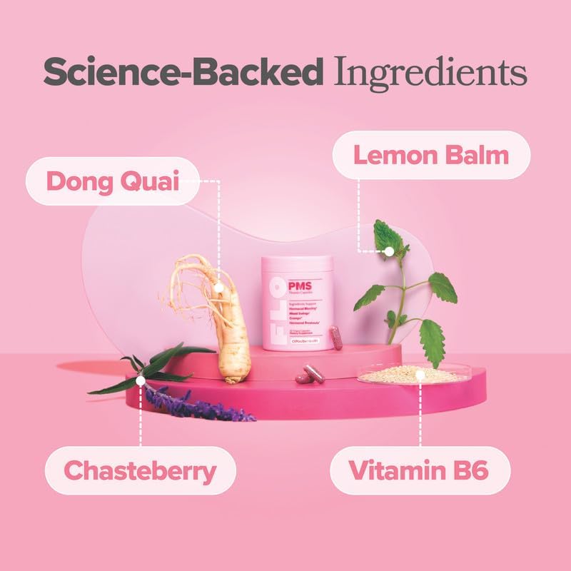 Vitaminas PMS para Mujeres con Casteberry - Alivio Proactivo