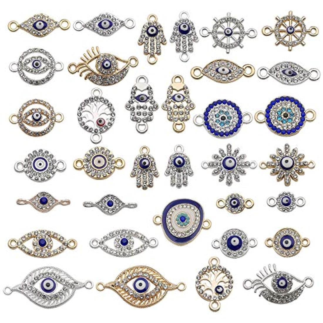 Dijes y Medallas - 35 piezas de aleación de estilo mixto