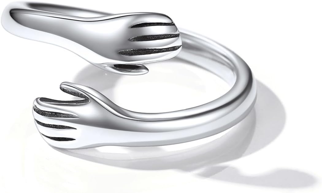 ChicSilver Anillos de dedo del pie para mujer Abrazo