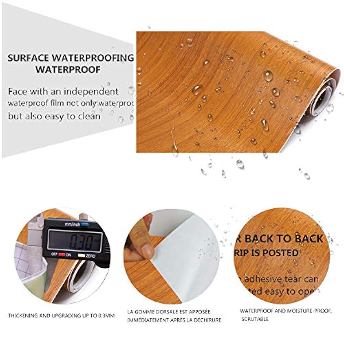 Papel de madera Marrón