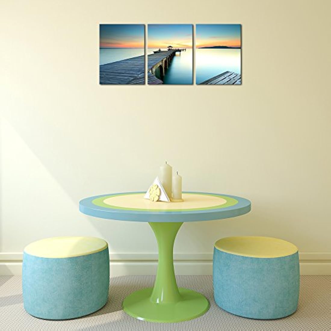 Wieco Lienzo Impresiones Obra Imágenes Lienzo Arte Pared