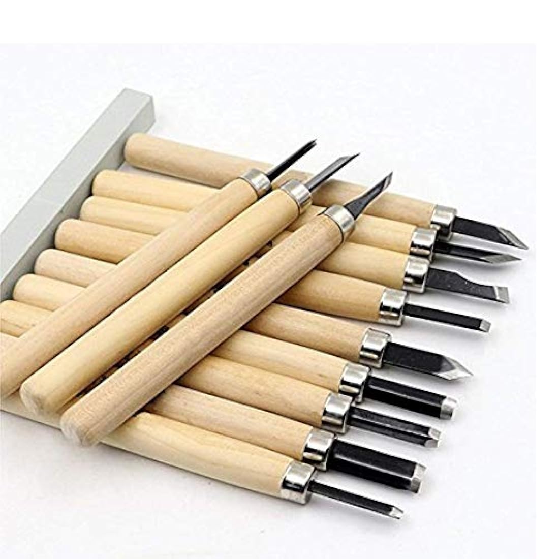Juego de 12 herramientas de tallado de madera