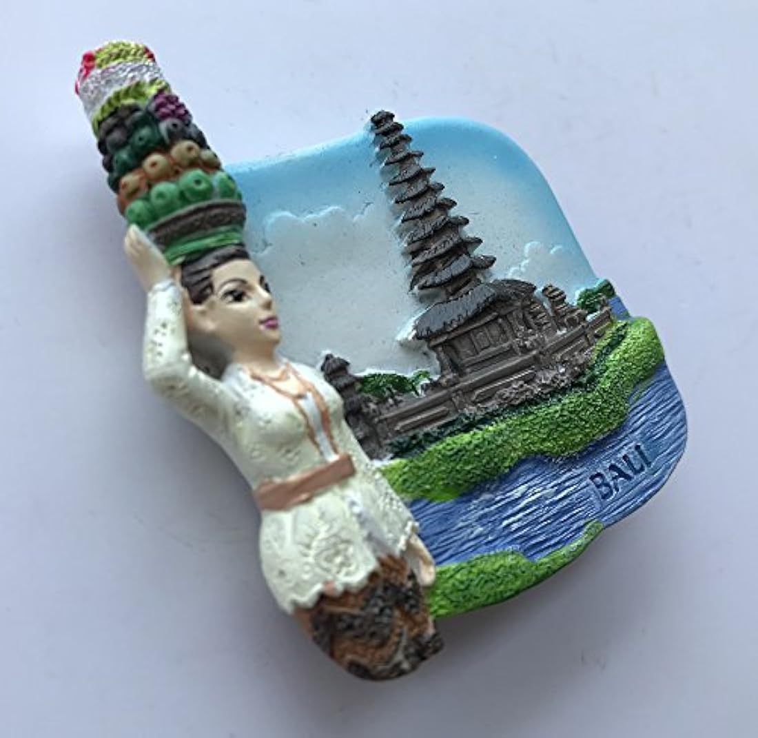 Imán para nevera de Bali Indonesia 3D