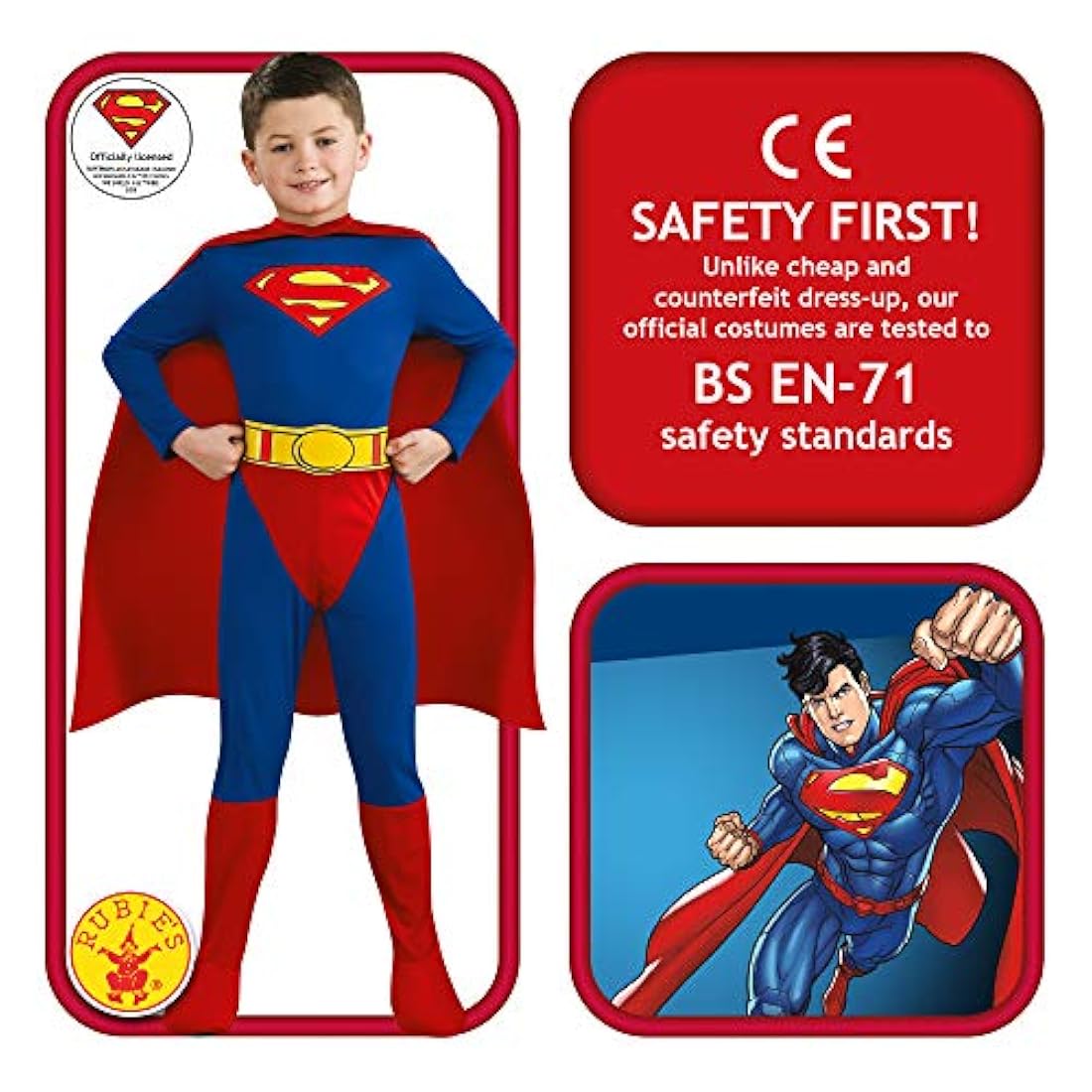 Disfraz infantil de Superman