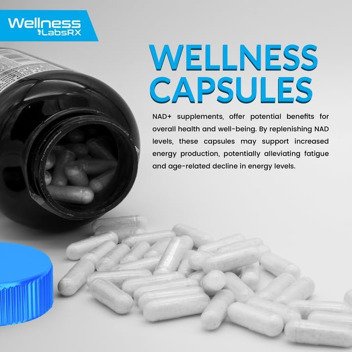 Suplemento liposomal NAD+ con resveratrol WELLNESS LABSRX