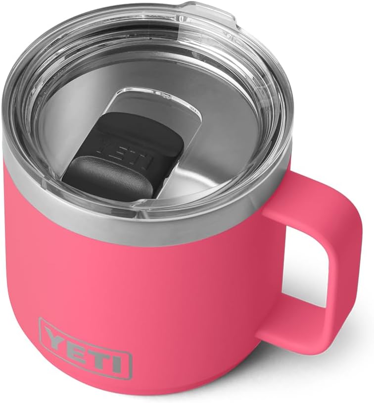 Taza YETI Rambler 14 oz, Acero Inoxidable, Aislada, con Lid MagSlider