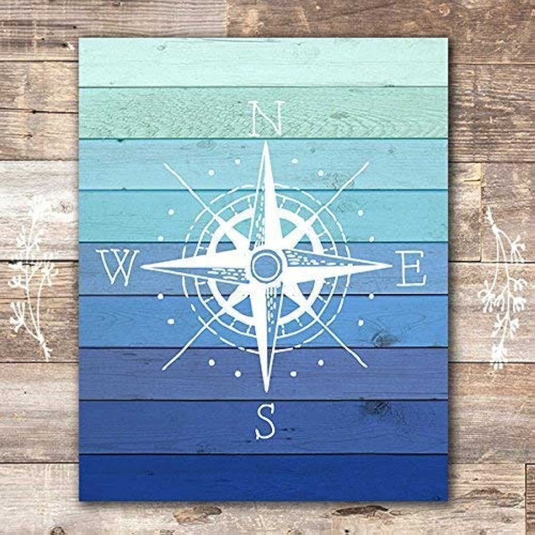 Impresiones de arte náutico juego de 3 Sin marco 8x10