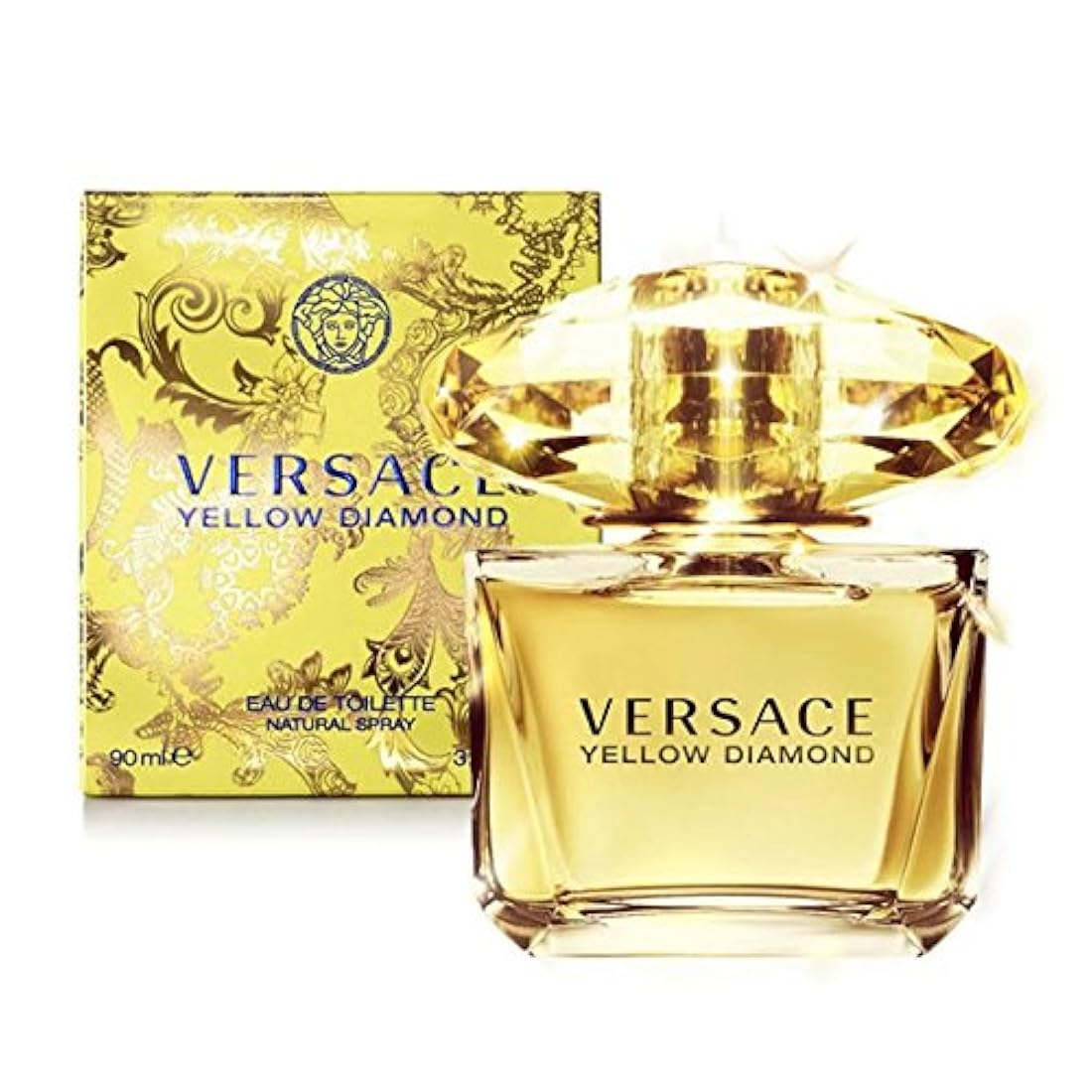 Perfume de diamante amarillo para mujer de Versace