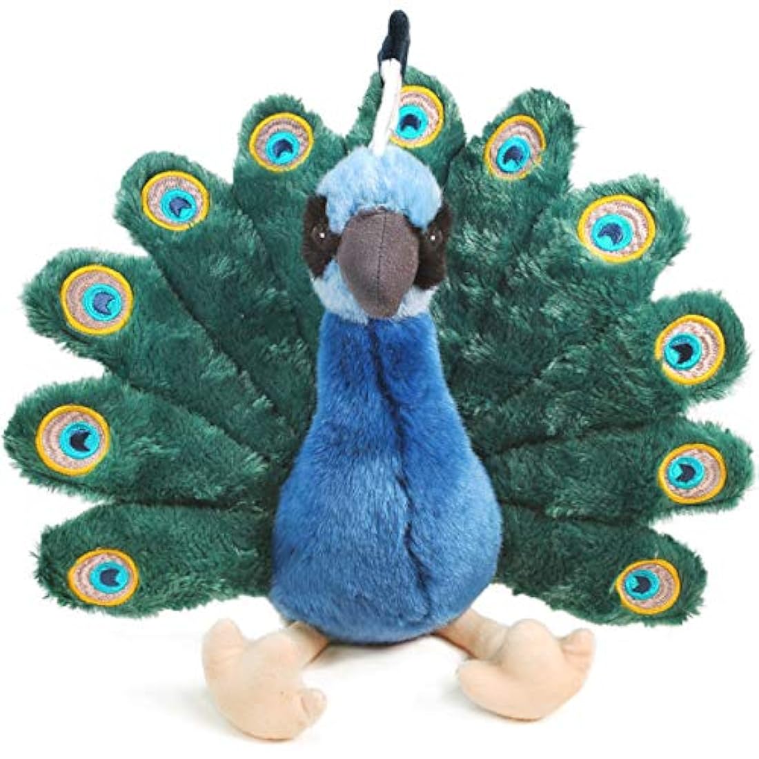 Peluche de pavo real 10 pulgadas