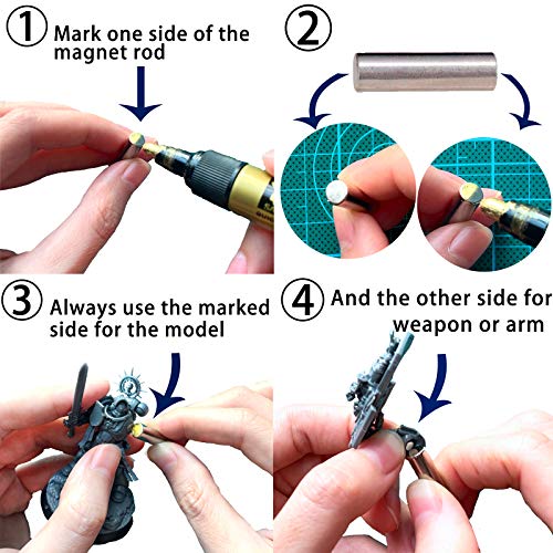 Imanes 300 pequeños imanes pequeños redondos