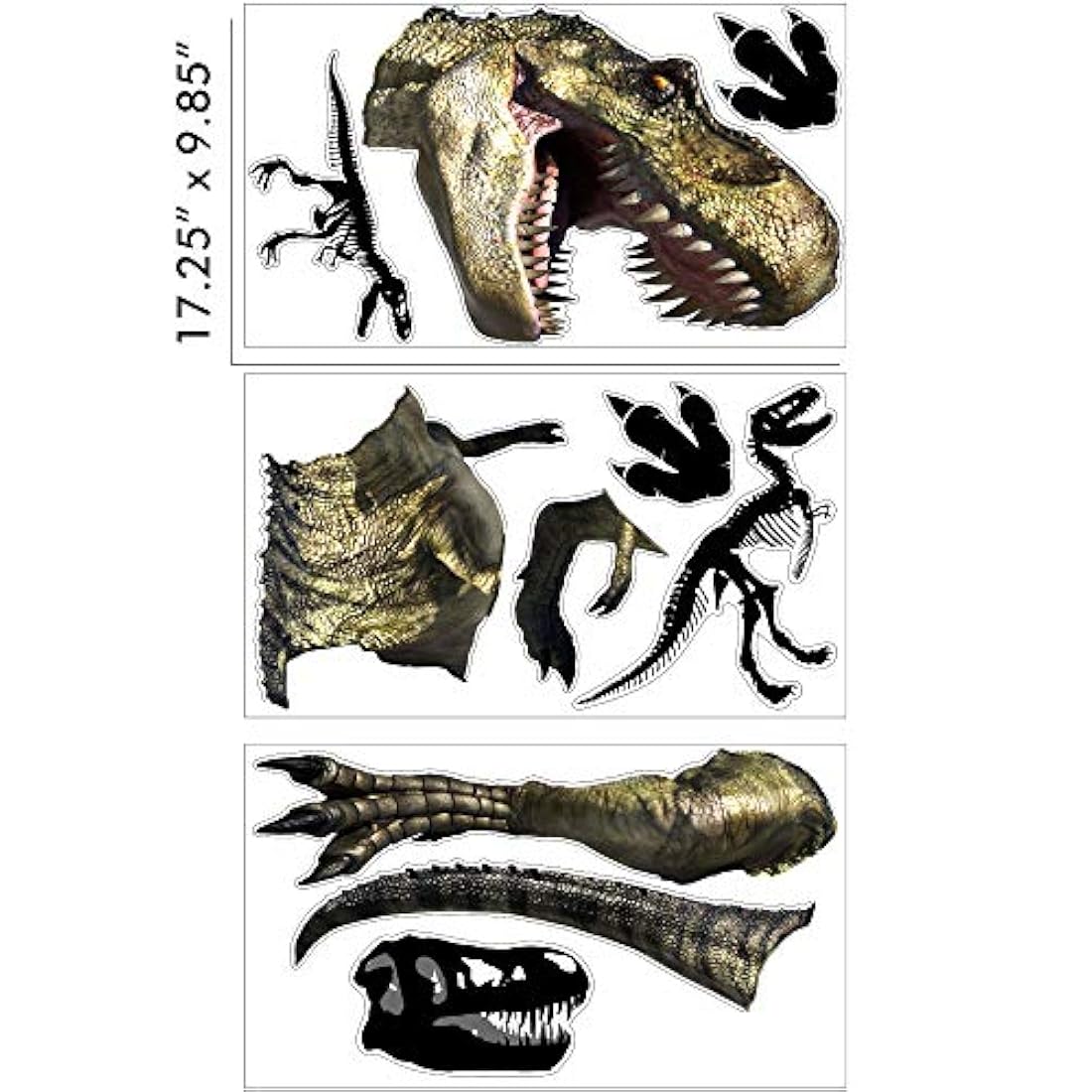 Decalcomania LLC - Adhesivo de pared de la serie Deluxe