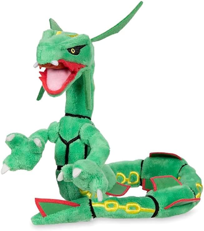 Pokemon Centro: Sitting Cuties: Rayquaza Plush # 384 - Generación 3