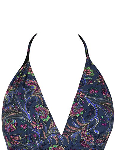 Hilor Parte superior de tankini para natación, con cuello