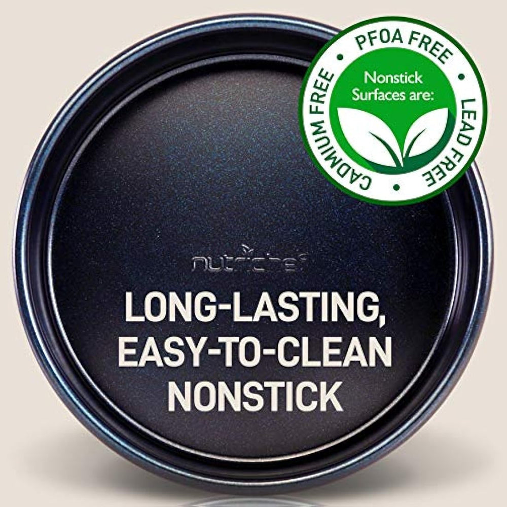 Moldes para Hornear 6 piezas color azul NUTRICHEF NCBK6TRB