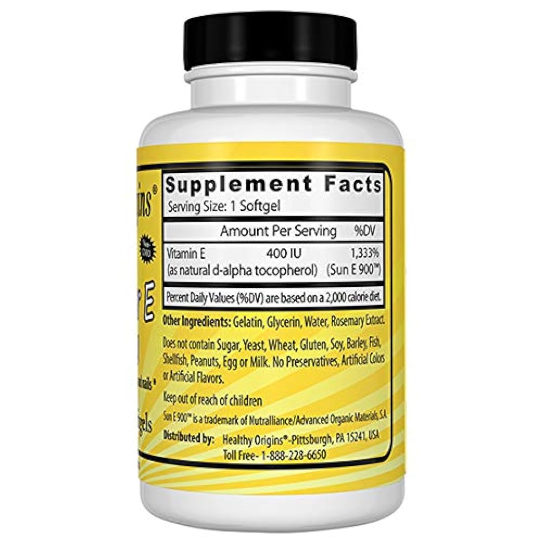 atural Girasol e 400 UI paquete de 1, 1, 1