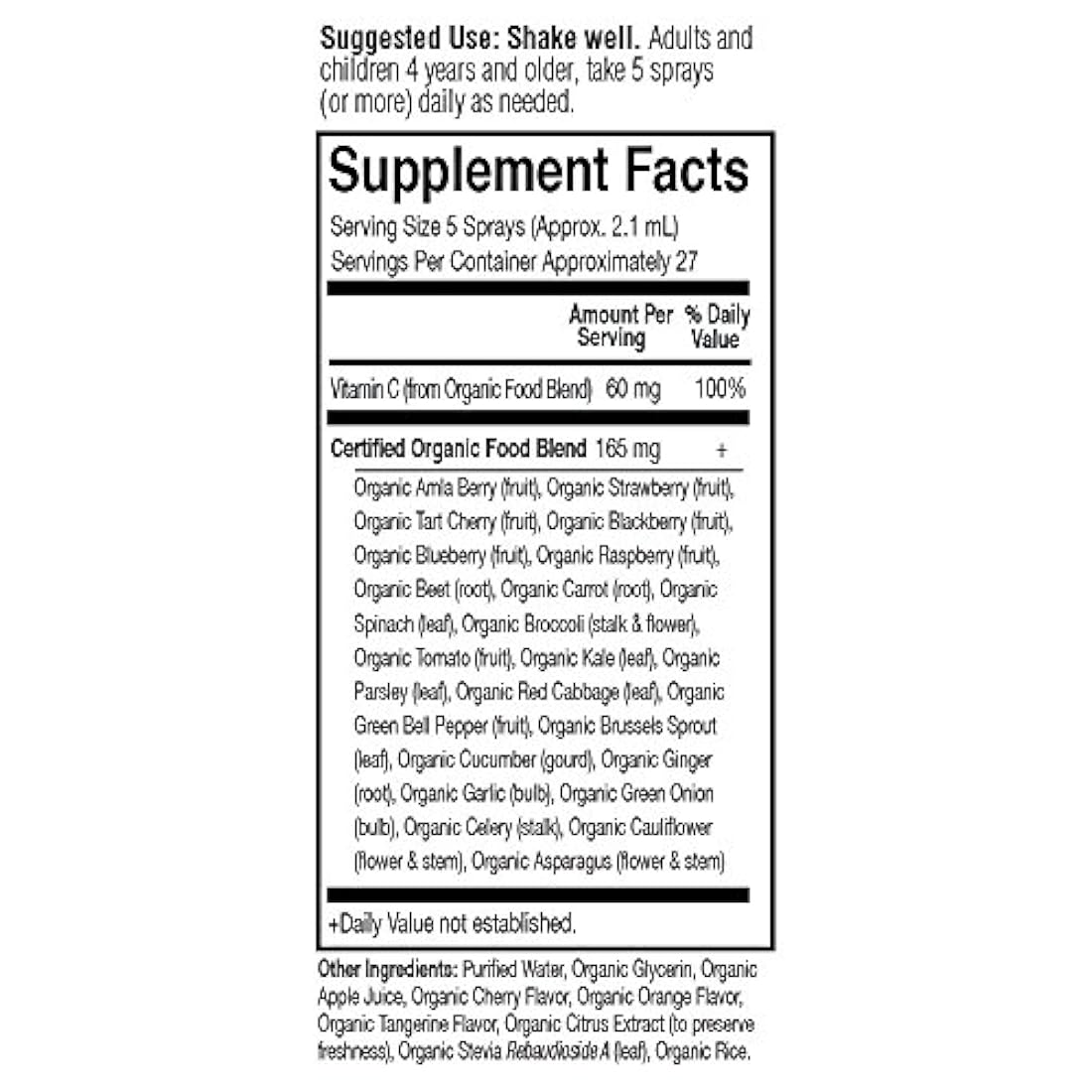 Garden of Life mykind Vitamina C orgánica con Amla