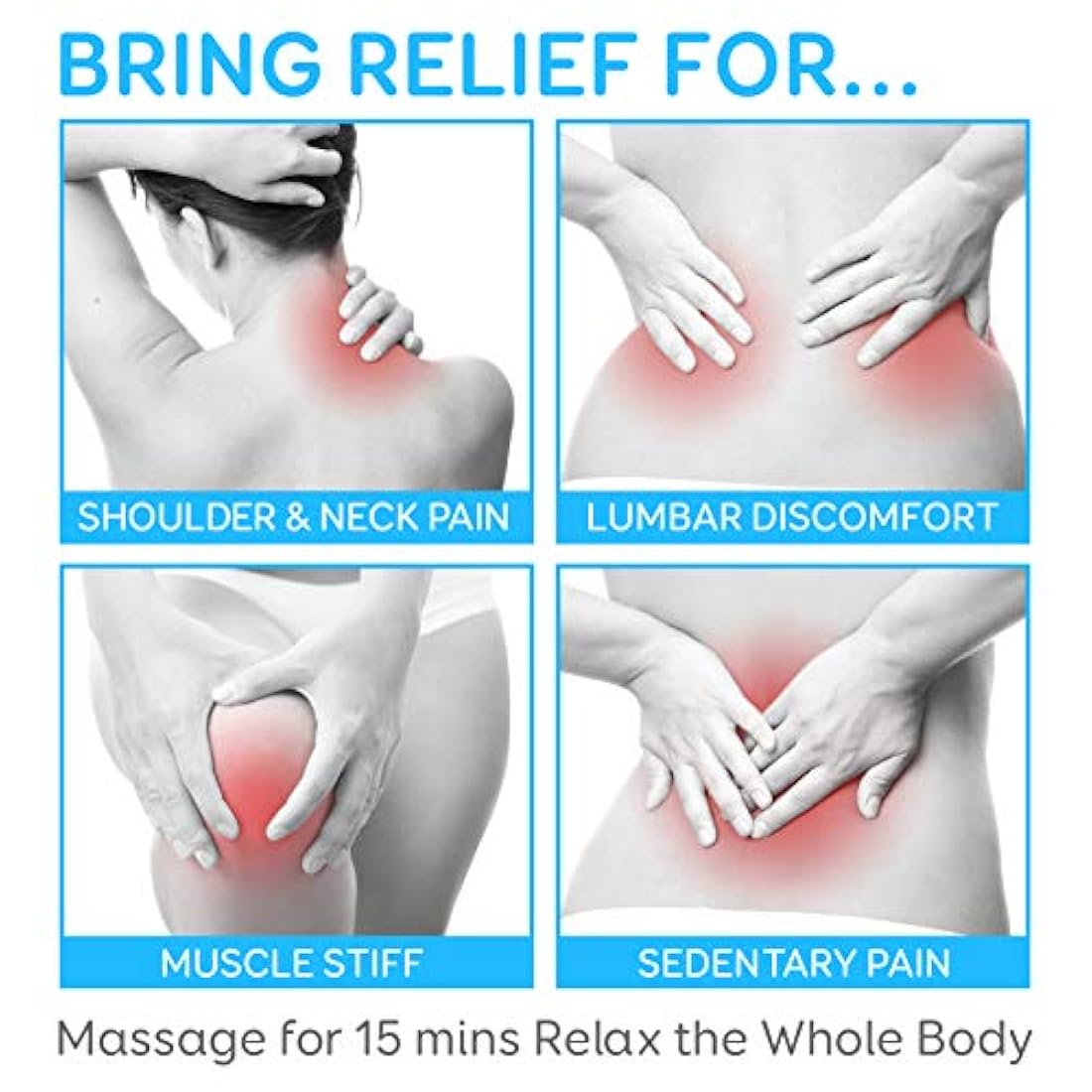 Colchoneta de masaje de SERENELIFE SLMPDMSG45