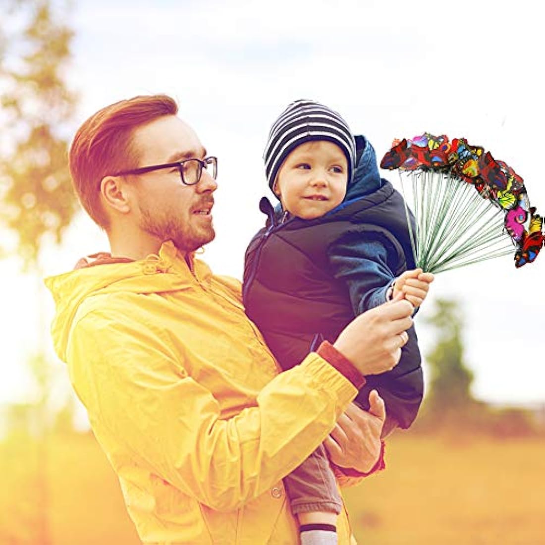 Estacas de mariposa, 50 piezas de 11.5 - VGoodall