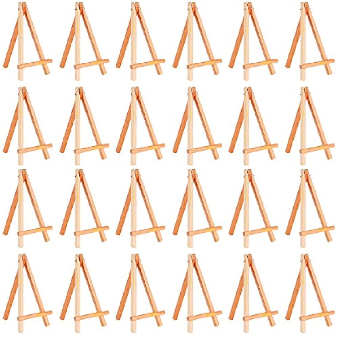 eBoot Paquete de 24 atriles pequeños de madera