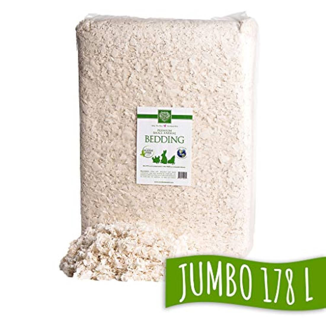 Ropa de cama de papel blanco sin blanquear para mascotas