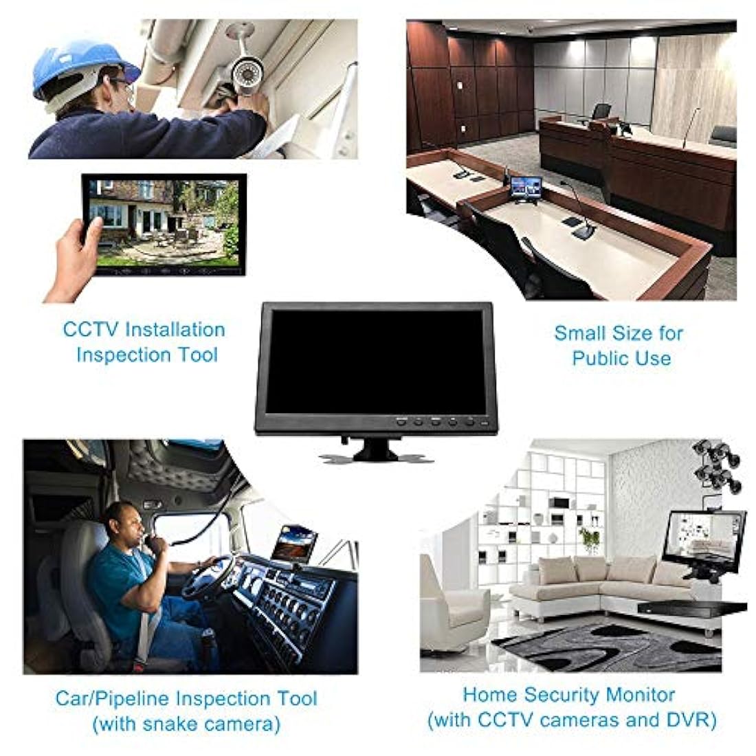 Monitor TFT LCD de 10.1 pulgadas resolución de 1920 x 1080