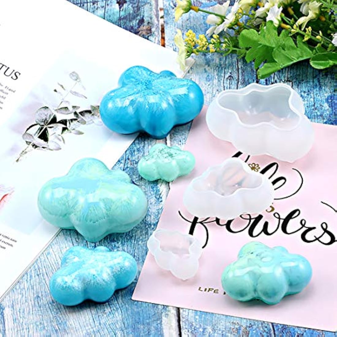 moldes 3D de silicona para fondant y chocolate