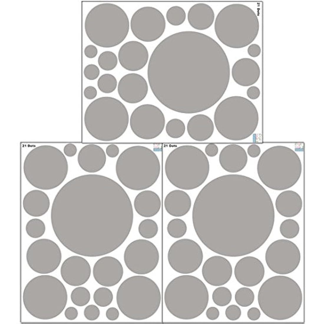 Pegatinas de pared con lunares, (63) vinilos para habitación