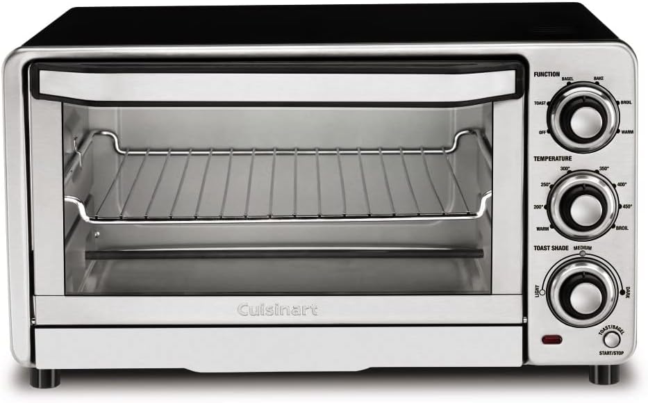 Horno tostador y asador, de Cuisinart, TOB-40N, clásico