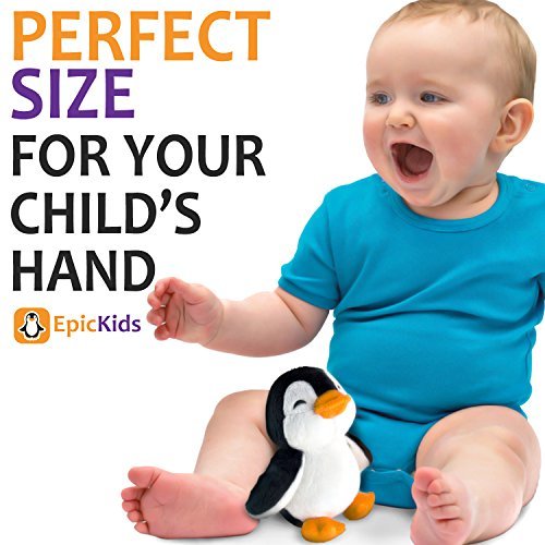 Pinguino de peluche para bebés y niños