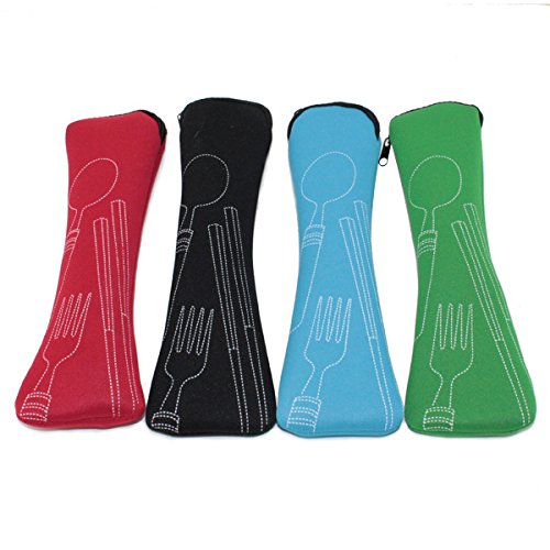 KEKLLE Juego de 4/4 piezas de acero inoxidable