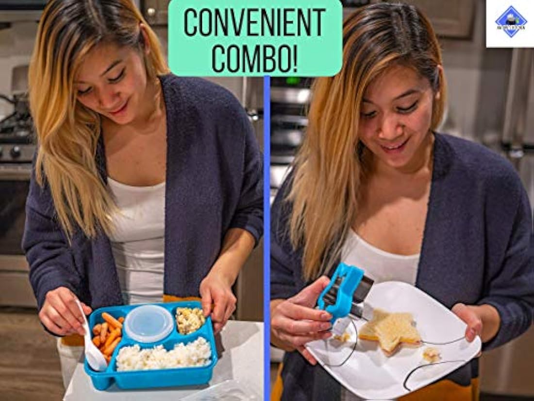 Juego de cortadores de sándwich para alimentos infantiles