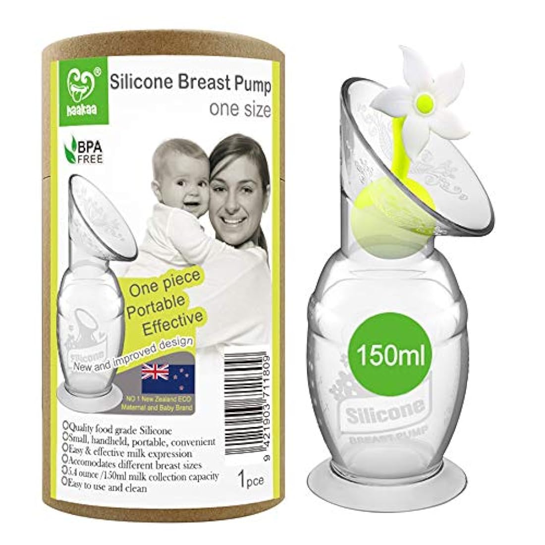 Bomba de pecho de silicona con base de succión