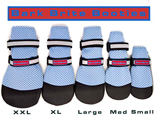 Bark Brite Botas ligeras de neopreno para perro diseñadas para mayor comodidad y transpirabilidad en 5 tamaños (pequeño)