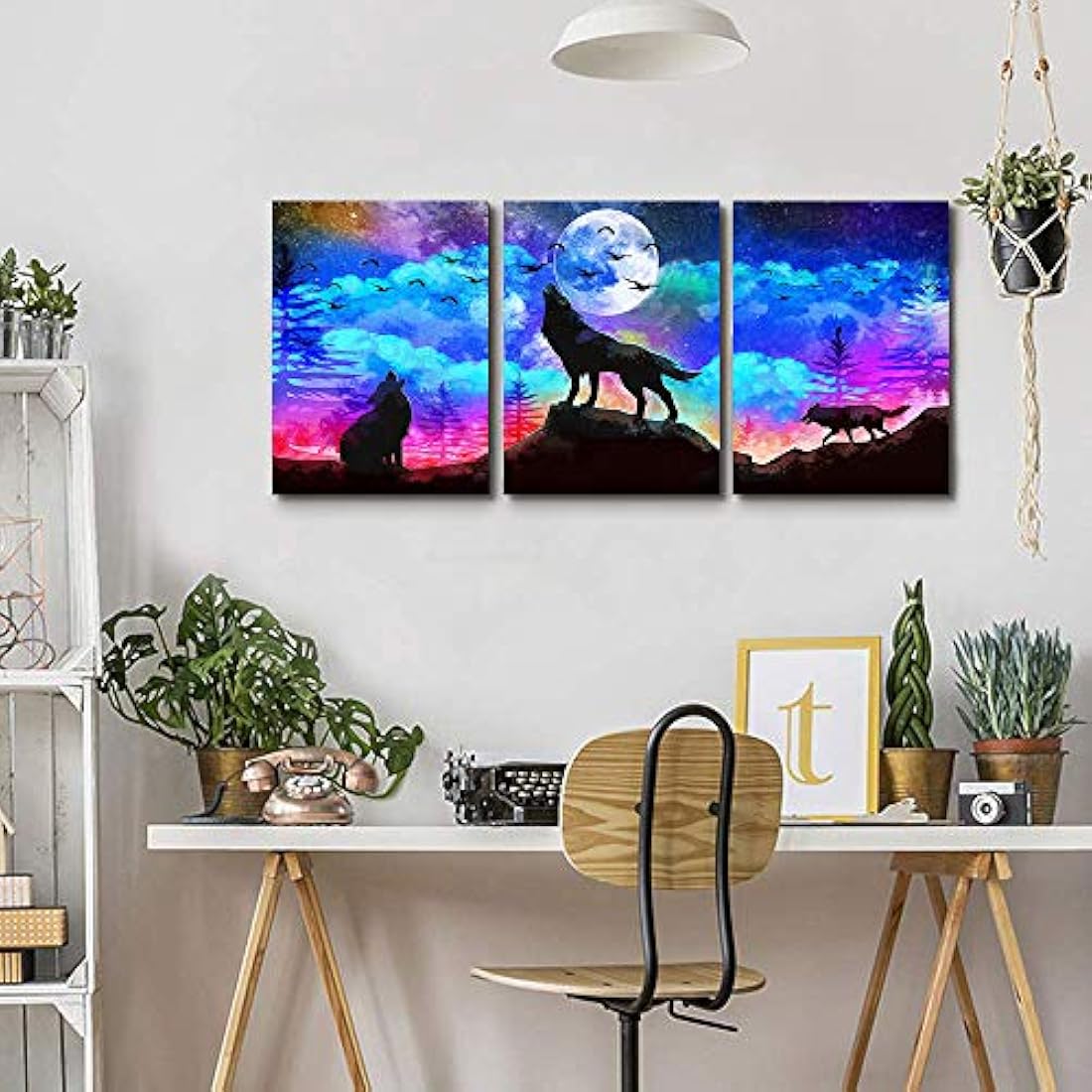 TTHWALLART - Lienzo decorativo para pared de salón, baño,