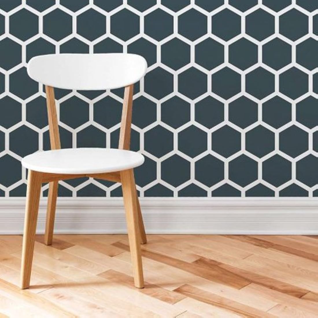 plantillas de pared y piso modelo hexagonal