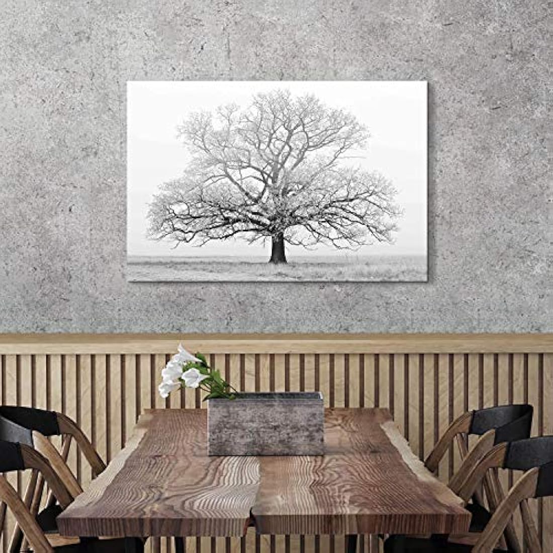 Lienzo decorativo para pared con diseño de bosque