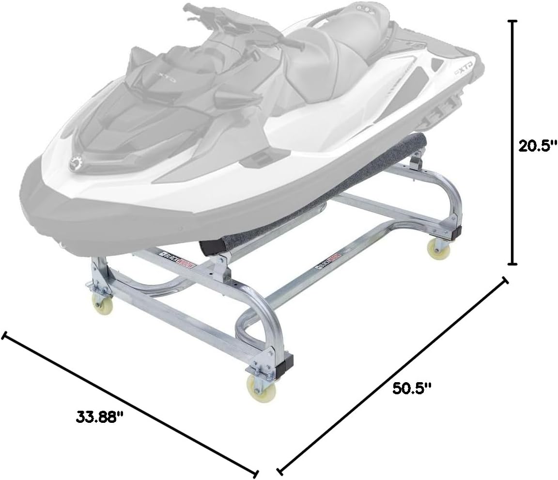 Dolly para Moto de Agua Black Widow, fácil transporte y almacenamiento