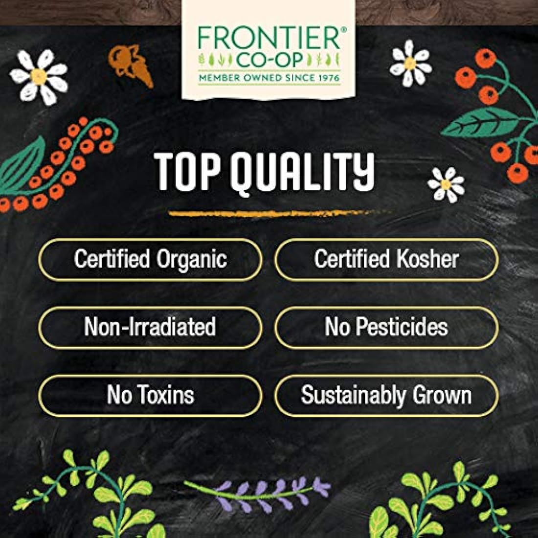 Hojas de ortiga cortadas y tamizadas Frontier Organic 1 lb