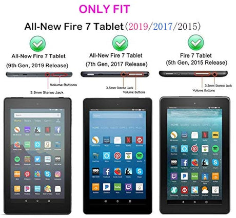 SHREBORN - Funda protectora para tablet 9ª/7ª generación