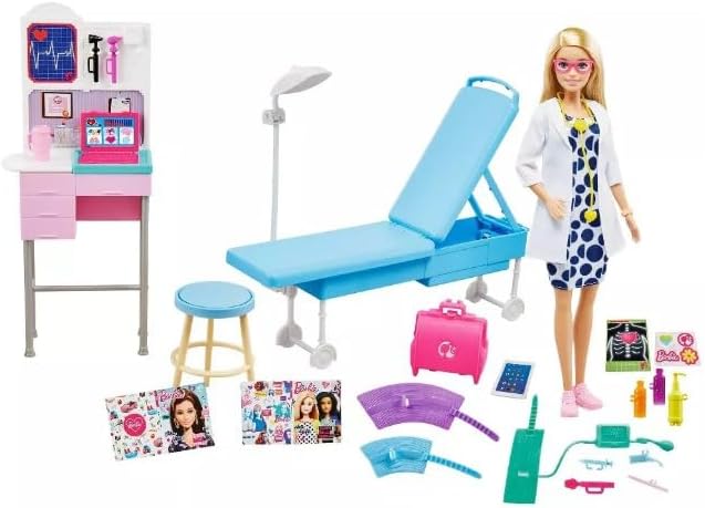 Barbie Muñeca Médica Deluxe Con Accesorios Modelo 12345
