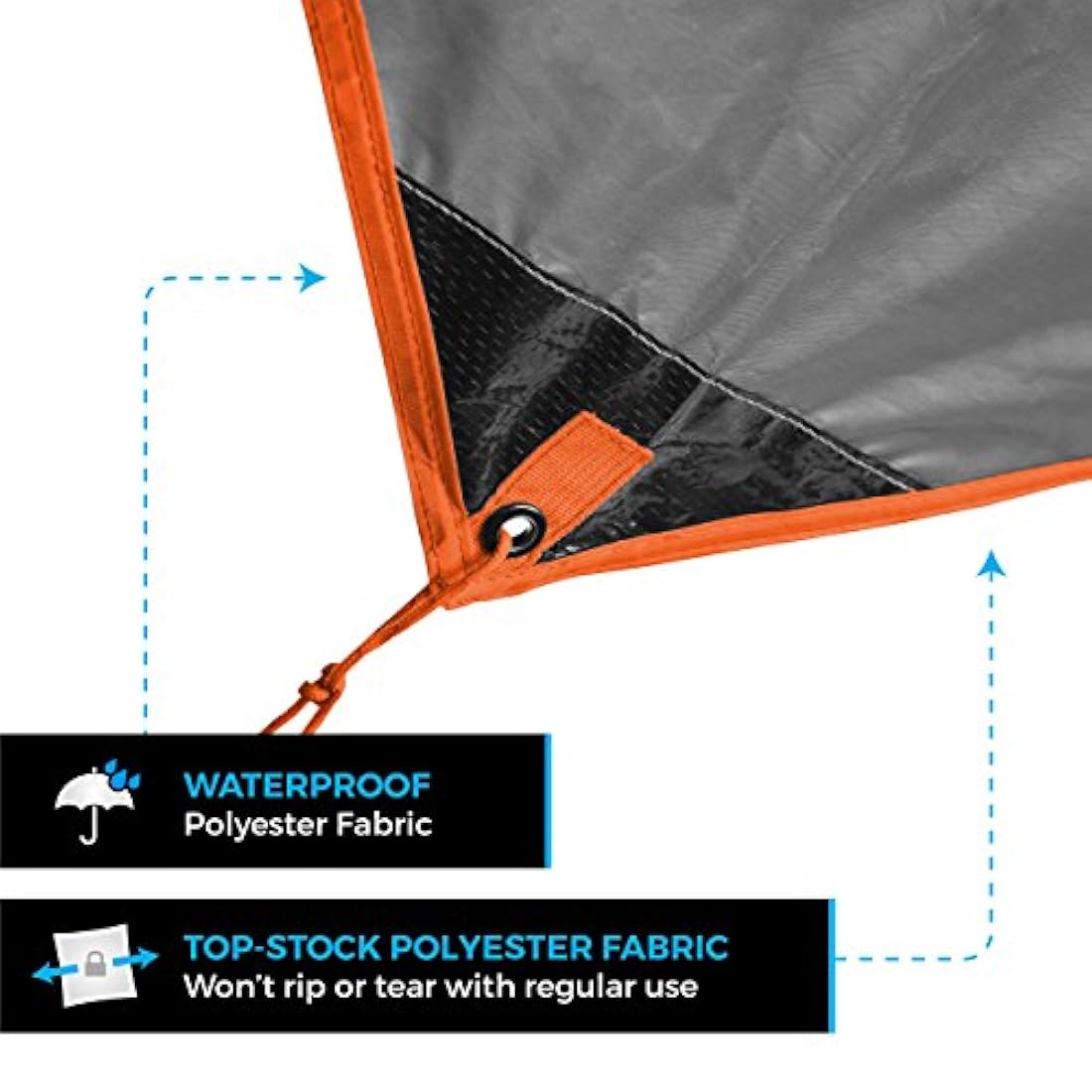 Funda para camping, senderismo, mochilero, fácil instalación